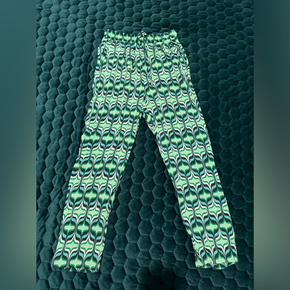 Zara Multicolored Print Pajama Style Pant - Picture 3 of 9